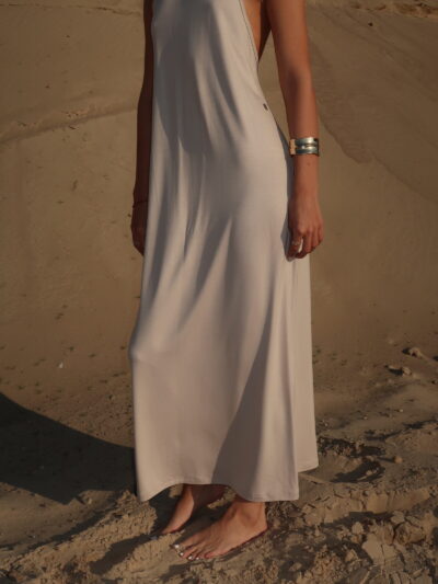 DUBAI DRESS IN NUDE - Image 3