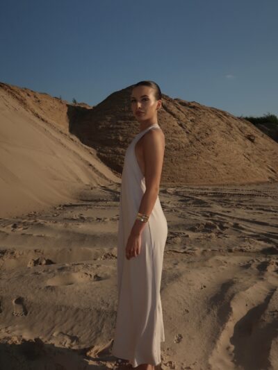 DUBAI DRESS IN NUDE - Image 4