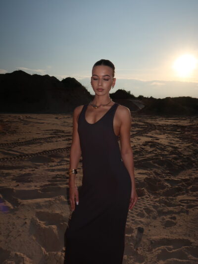 EMIRA DRESS IN ANTRACITE - Image 4