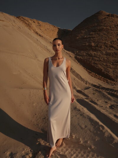 EMIRA DRESS IN NUDE - Image 3