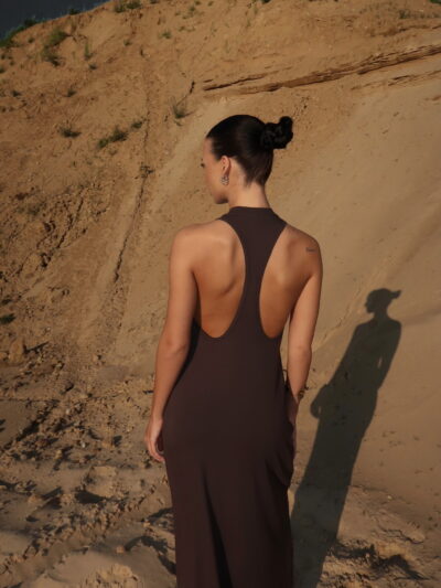 DUBAI DRESS IN ANTRACITE - Image 3