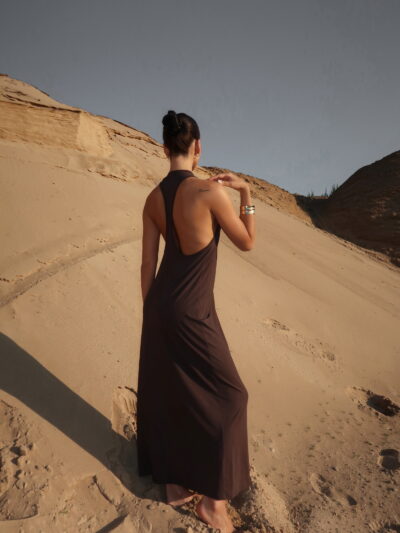 DUBAI DRESS IN ANTRACITE - Image 4