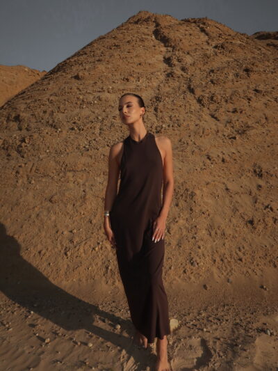 DUBAI DRESS IN ANTRACITE - Image 2